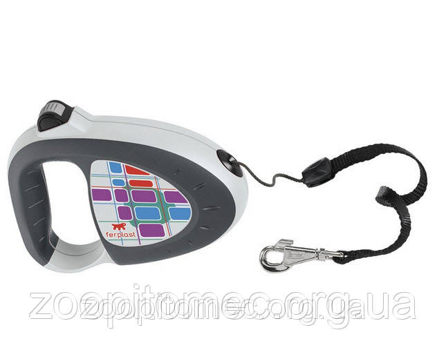 Повідець-рулетка FLIPPY TECH DECOR SMALL — 3 метри, до 12 кг., фото 1