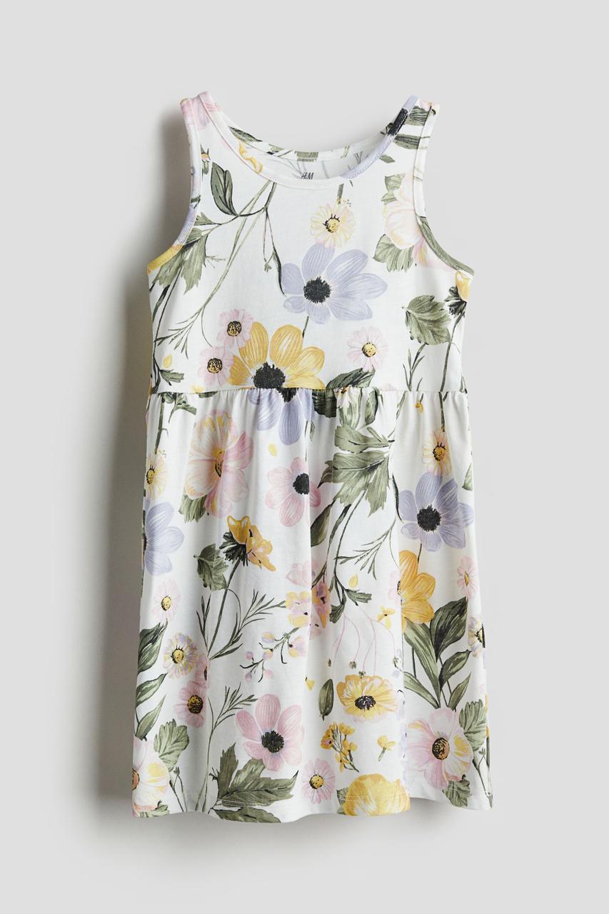 Літня сукня біла в квітковий принт H&M  92, 98/104, 110/116см