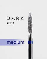 ФРЕЗА АЛМАЗНА DARK No103 СИНЄ ПОЛУМ'Я 021