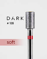 ФРЕЗА АЛМАЗНА DARK №128 ЧЕРВОНИЙ ЦИЛІНДР 043
