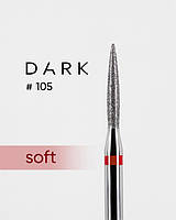 ФРЕЗА АЛМАЗНА DARK No105 ЧЕРВОНЕ ПОЛУМ'Я 018