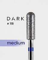 ФРЕЗА АЛМАЗНА DARK No118 СИНІЄЇ СКРУГЛЕЄНЬ БАРАБАН 040