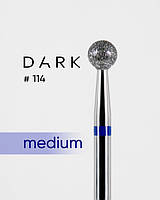 ФРЕЗА АЛМАЗНА DARK №114 СИНІЙ ШАР 040