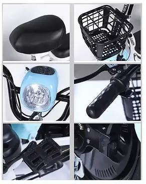 Електричний скутер Sity-Bike HAPPY (48V 500W 20Ah) 2024, фото 4