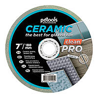 Круг алмазний вiдрiзний 1A1R 180 СERAMIC CLEAN PRO для стаціонарного обладнання