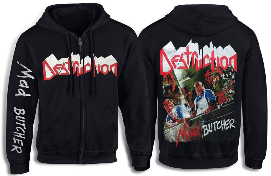 Толстовка на змійці DESTRUCTION Mad Butcher