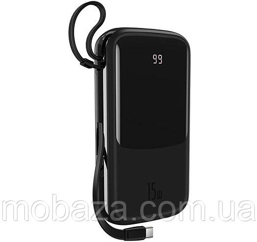 Power Bank Baseus Qpow 20000mAh 15W Display (+Type-C)(PPQD-G01) Black