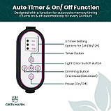 Green Haven 80 світлодіодні світильники для кімнатних рослин - 4-х важільний світлодіодний світильник з 10 рівнями затемнення, фото 7