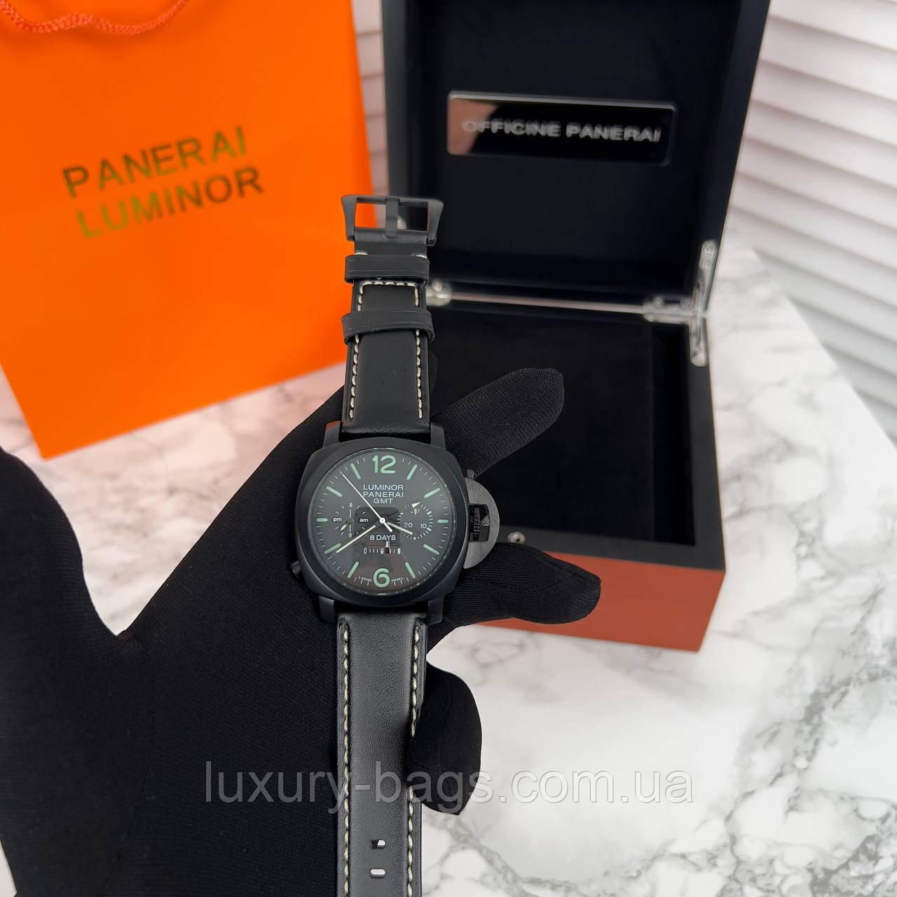 Наручний годинник P a n e r a i Luminor GMT All Black