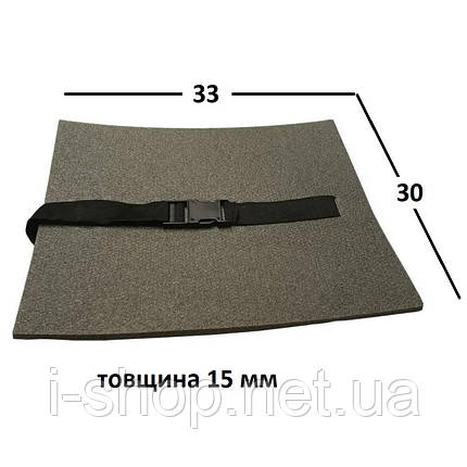 Туристична сидушка(пінопопа) 33х30 Grey 15 мм (SK0005), фото 3