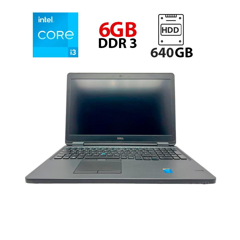 Ноутбук Dell Latitude E5530/ 15.6" (1920x1080)/ Core i3-2350M/ 6 GB RAM/ 640 GB HDD/ HD 3000/ АКБ 0%