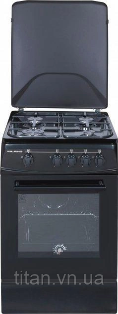 Плита газова Milano ML50 G1/01 чорна (газ.контр.)