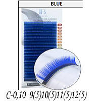 Вії I-BEAUTY MIX Сині C 0,10 9-12