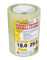 Скотч 100 мкм*25м 15 см ширина для тепличної плівки УФ 36 стаб