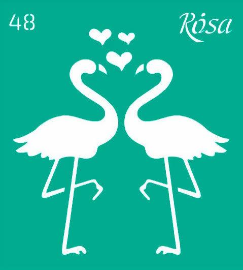 Трафарет самоклейка багаторазовий 9*10 см Rosa Talent No48 3625148