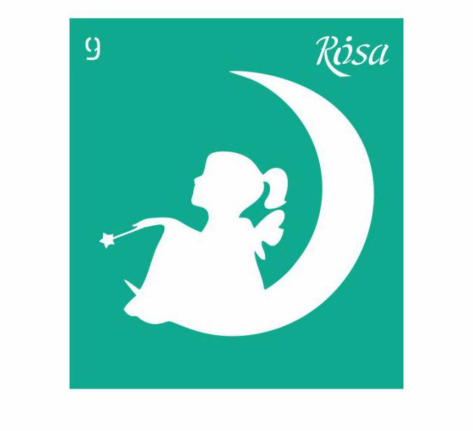 Трафарет самоклейка багаторазовий 9*10 см Rosa Talent No9 3625109
