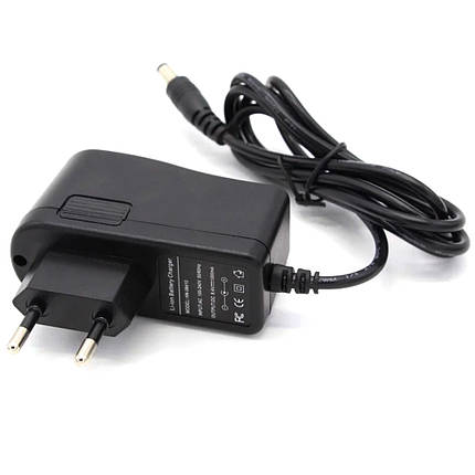 Зарядний пристрій для акумуляторів Li-ion 4.2V1A,штекер 5.5/2.5,BOX, фото 1