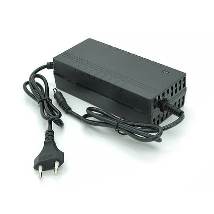Зарядний пристрій Jinyi для акумуляторів LiFePo4 48V(58,4V),16S,2A,штекер 5.5*2.5,з індикацією,BOX, фото 1