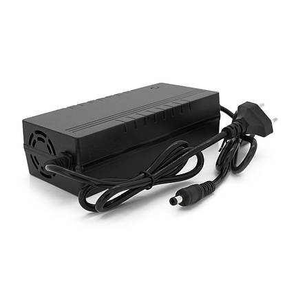 Зарядний пристрій для акумуляторів LiFePo4 36V(43.8V),12S,3A,штекер 5.5*2.5,з індикацією,BOX, фото 1