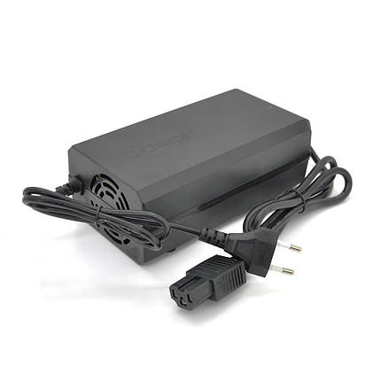 Зарядний пристрій Jinyi для акумуляторів LiFePO4 12V(14,6V),4S,10A,штекер 3-pin,з індикацією,BOX, фото 1