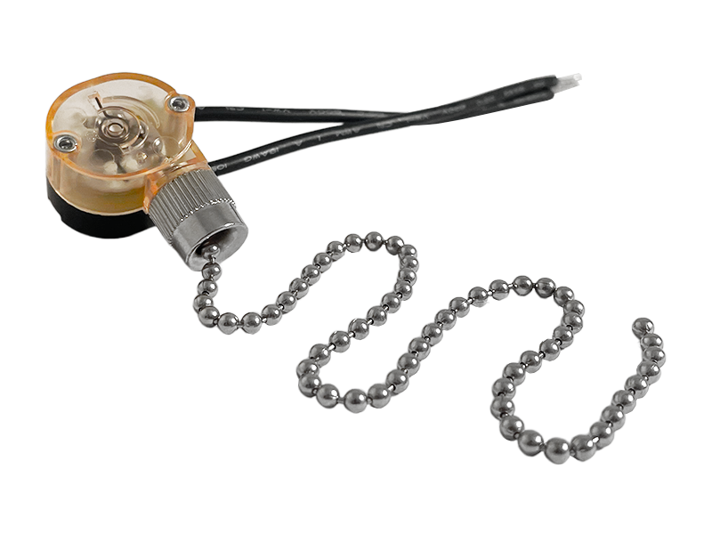 Вимикач для бра з ланцюжком Lemanso LMA033 Хром