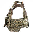 Плитоноска М7 PRO + балістичні пакети 2 класу L/XL та 4 підсумок Піксель, фото 3