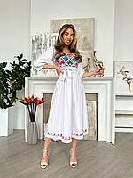 Плаття з вишивкою жіноче 42-46 Сукня вишиванка