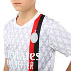 Форма футбольна дитяча із символікою футбольного клубу AC MILAN гостьова 2024 SP-Planeta CO-6352 6-14 років білий, фото 8