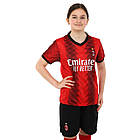 Форма футбольна дитяча із символікою футбольного клубу AC MILAN домашня 2024 SP-Planeta CO-6263 6-14 років, фото 2