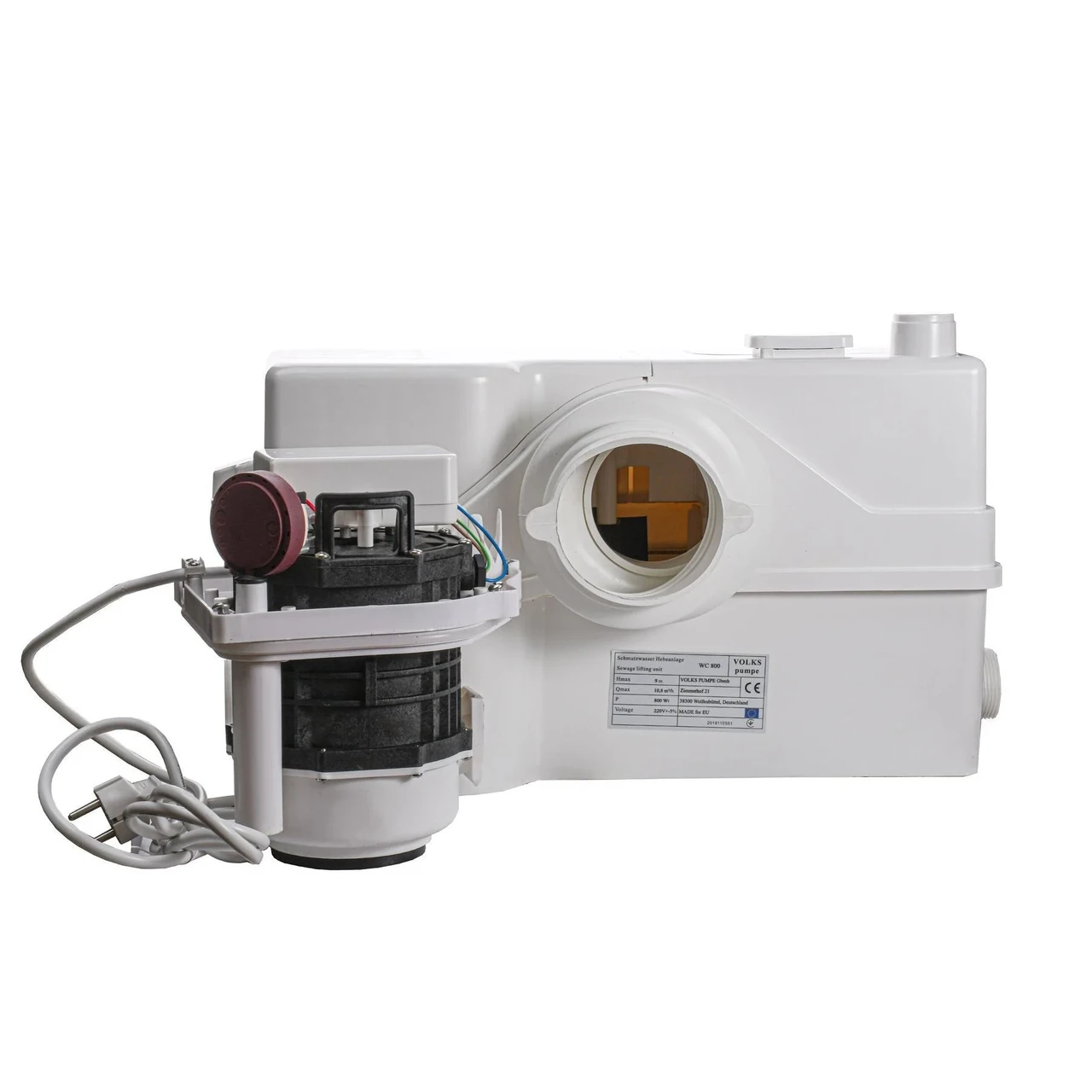 Каналізаційна установка Volks Pumpe WC800, 0.8 кВт Сололіфт
