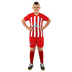 Форма футбольна дитяча із символікою футбольного клубу ATLETICO MADRID домашня 2024 SP-Planeta CO-6357 6-14, фото 3