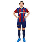 Форма футбольна дитяча із символікою футбольного клубу BARCELONA домашня 2024 SP-Planeta CO-6254 6-14 років, фото 3