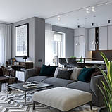 Трековий світильник під лампу GU10 Feron ML338 чорний, фото 7