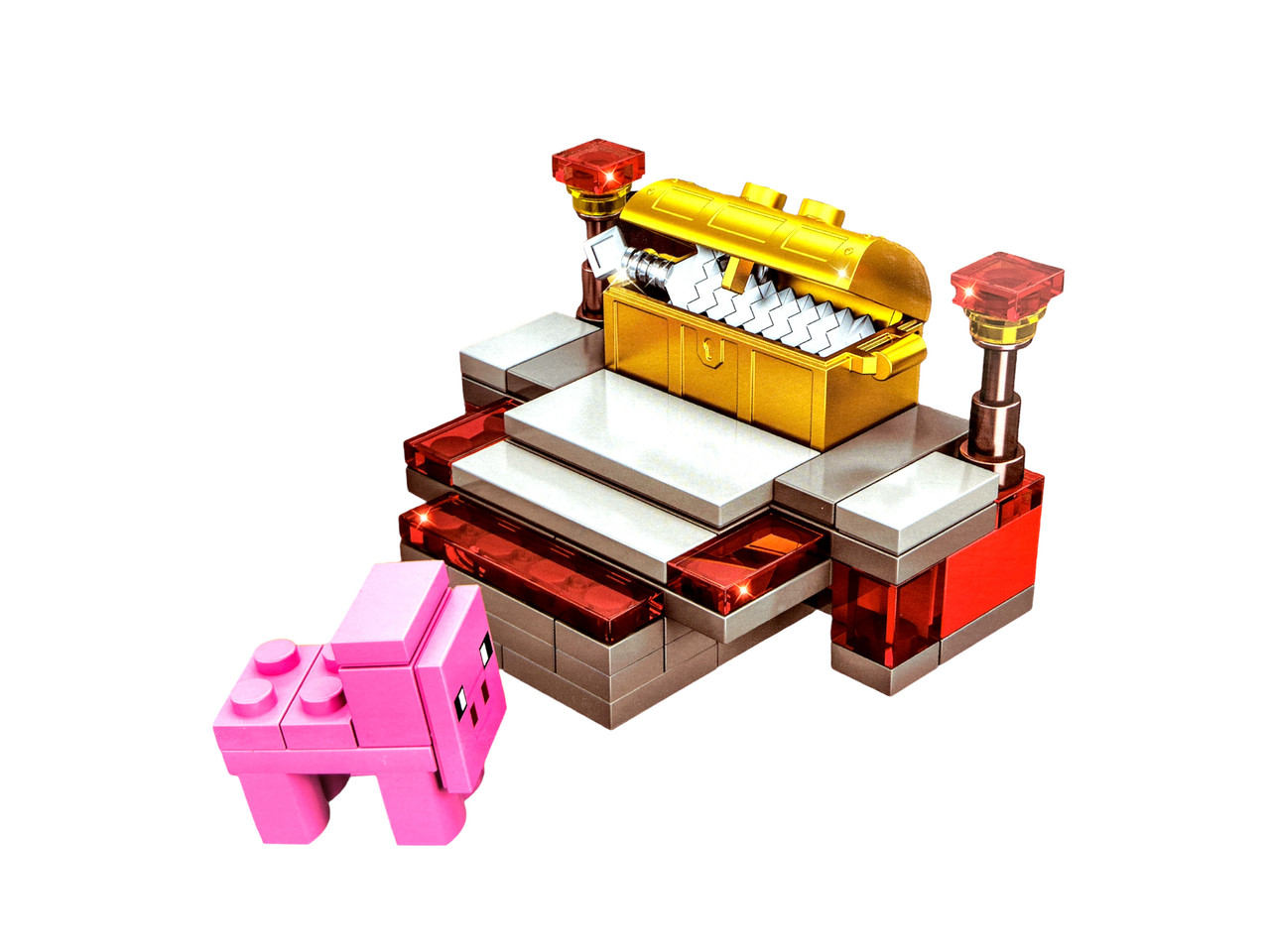 Конструктор (Minecraft) Майнкрафт, 71 деталь (44093B-3)