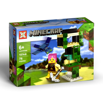 Конструктор (Minecraft) Майнкрафт, 76 деталей (1074-8)