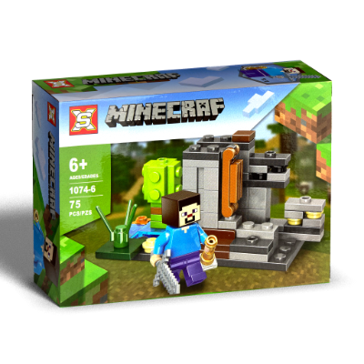 Конструктор (Minecraft) Майнкрафт, 75 деталей (1074-6)
