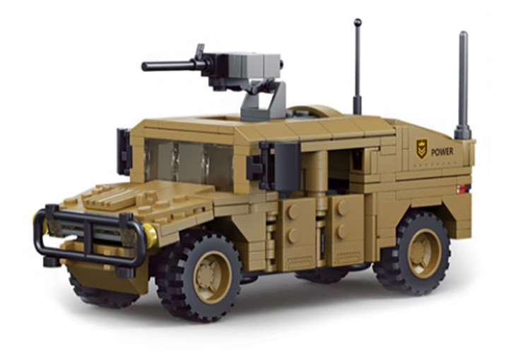 Конструктор Pingao HUMMER Військова техніка Бронемашина Хамер (318 дет.) 40017