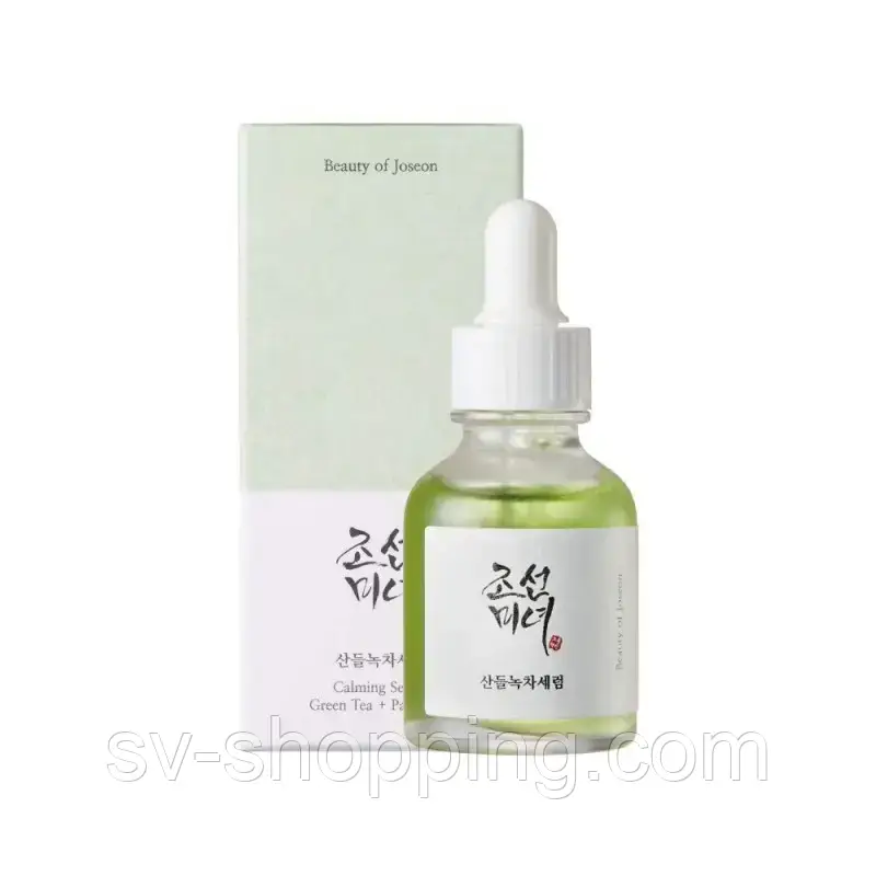 Заспокійлива сироватка з пантенолом Beauty of Joseon Calming Serum Green tea+Panthenol, 30 мл
