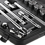Професійний набір інструментів 3/4", 20 од., Cr-V INTERTOOL ET-6023, фото 3