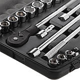 Професійний набір інструментів 3/4", 20 од., Cr-V INTERTOOL ET-6023, фото 4