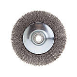 Щітка конусна 115 мм, для КШМ, М14 (кручений дріт) INTERTOOL BT-5115, фото 3