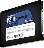 Накопитель SSD 1Tb PATRIOT P210 2.5" SATA3, фото 5