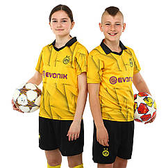 Форма футбольна дитяча із символікою футбольного клубу BORUSSIA DORTMUND 2024 SP-Planeta CO-6358 6-14 років