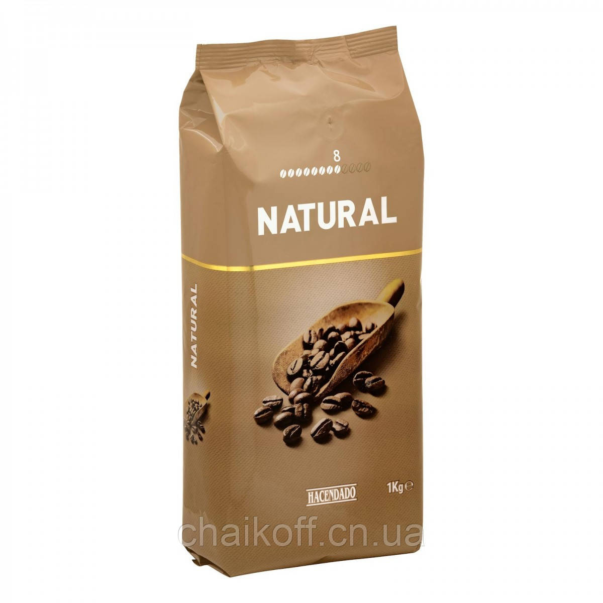 Кава в зернах Hacendado Natural 1000 г (Іспанія)