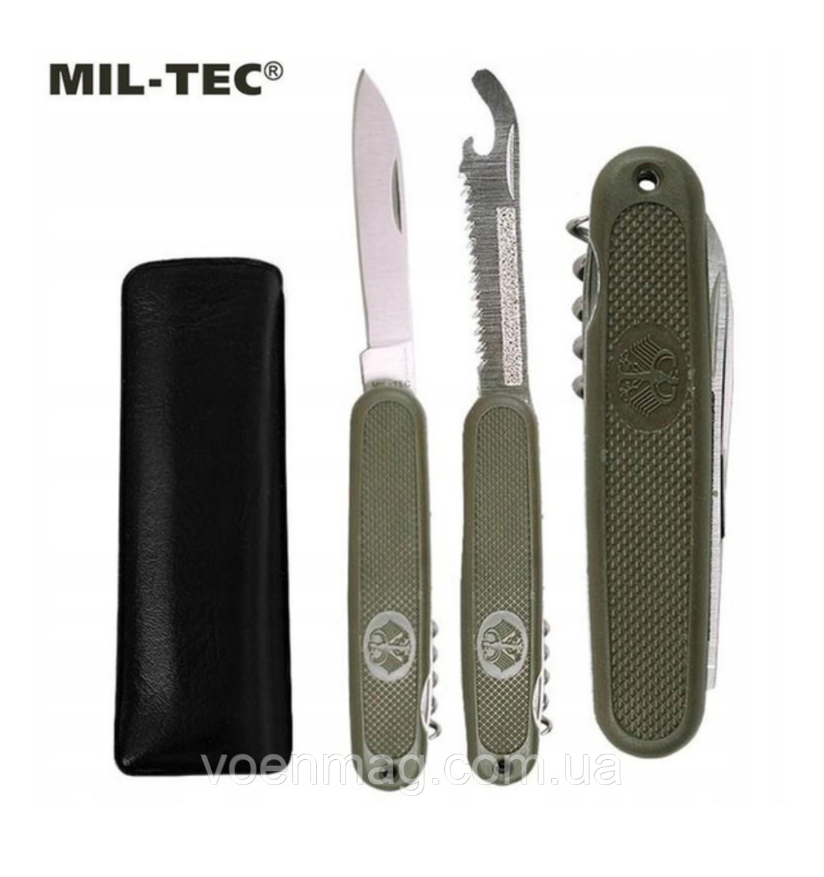 Карманний ніж Олива Mil-Tec BW Taschenmesser AA OLIV