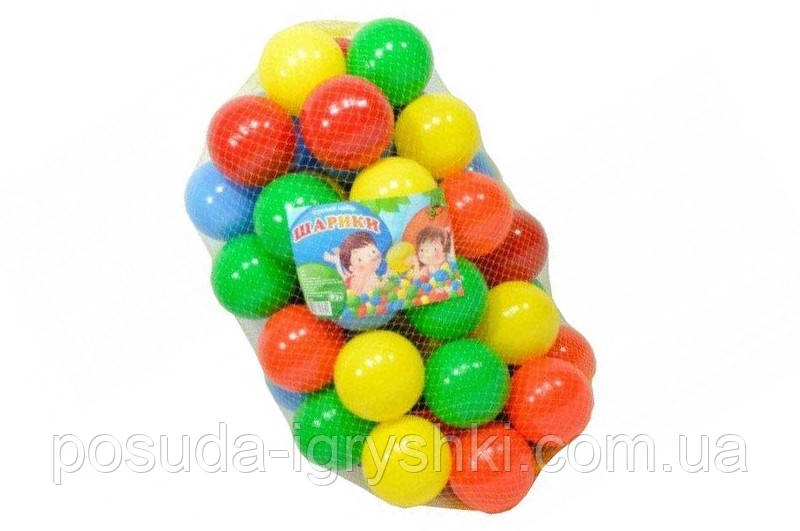 Набір кульок 70мм 30шт в сітці 16026 Mtoys, фото 1
