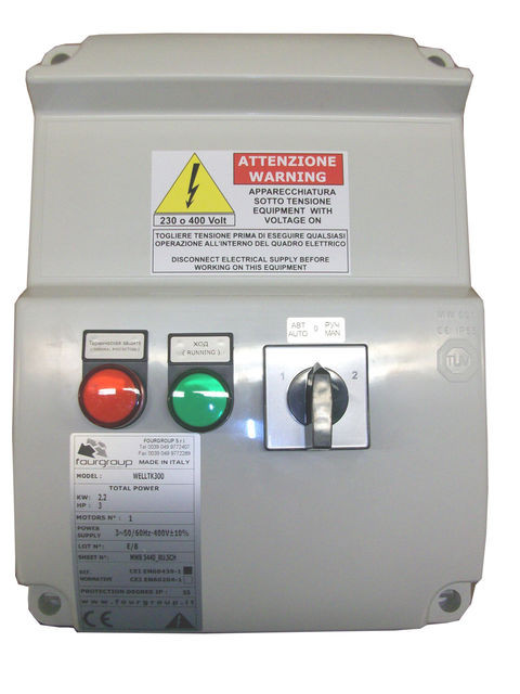 Пульт керування Fourgroup QUADRO TRIFASE 2HP (до 1,5 кВт)