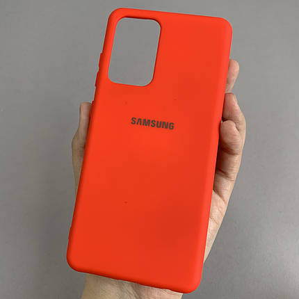 Чохол для Samsung Galaxy A52s матовий з мікрофіброю чохол накладка на телефон самсунг а52с червоний cfa, фото 1