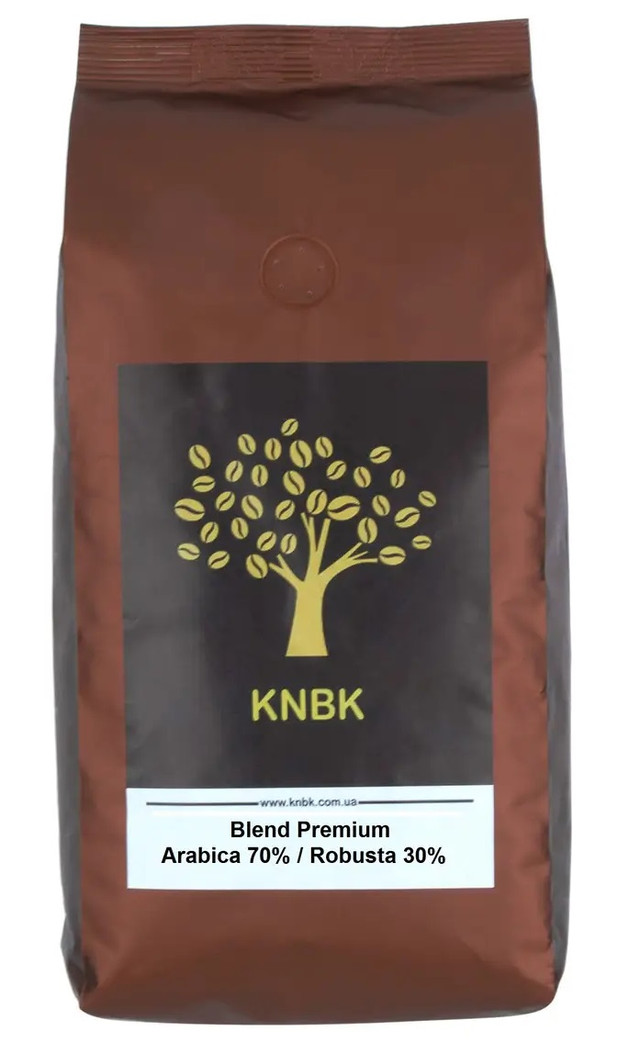 Купаж кофе KNBK PREMIUM Арабика 70 % / Робуста 30 % 1кг.