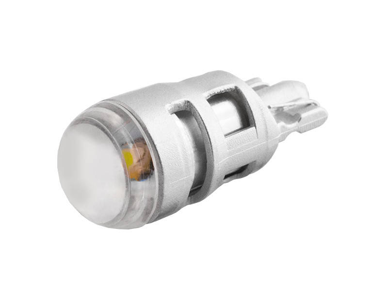 

Светодиодная автолампа с линзой T10 W5W 12В SMD3030 белый